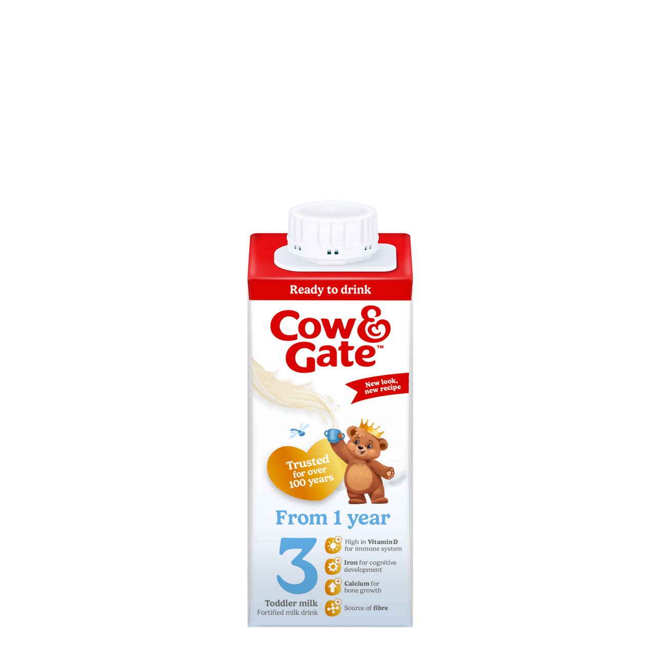Cow & Gate 3 Toddler Milk from 1-3 Years 200ml