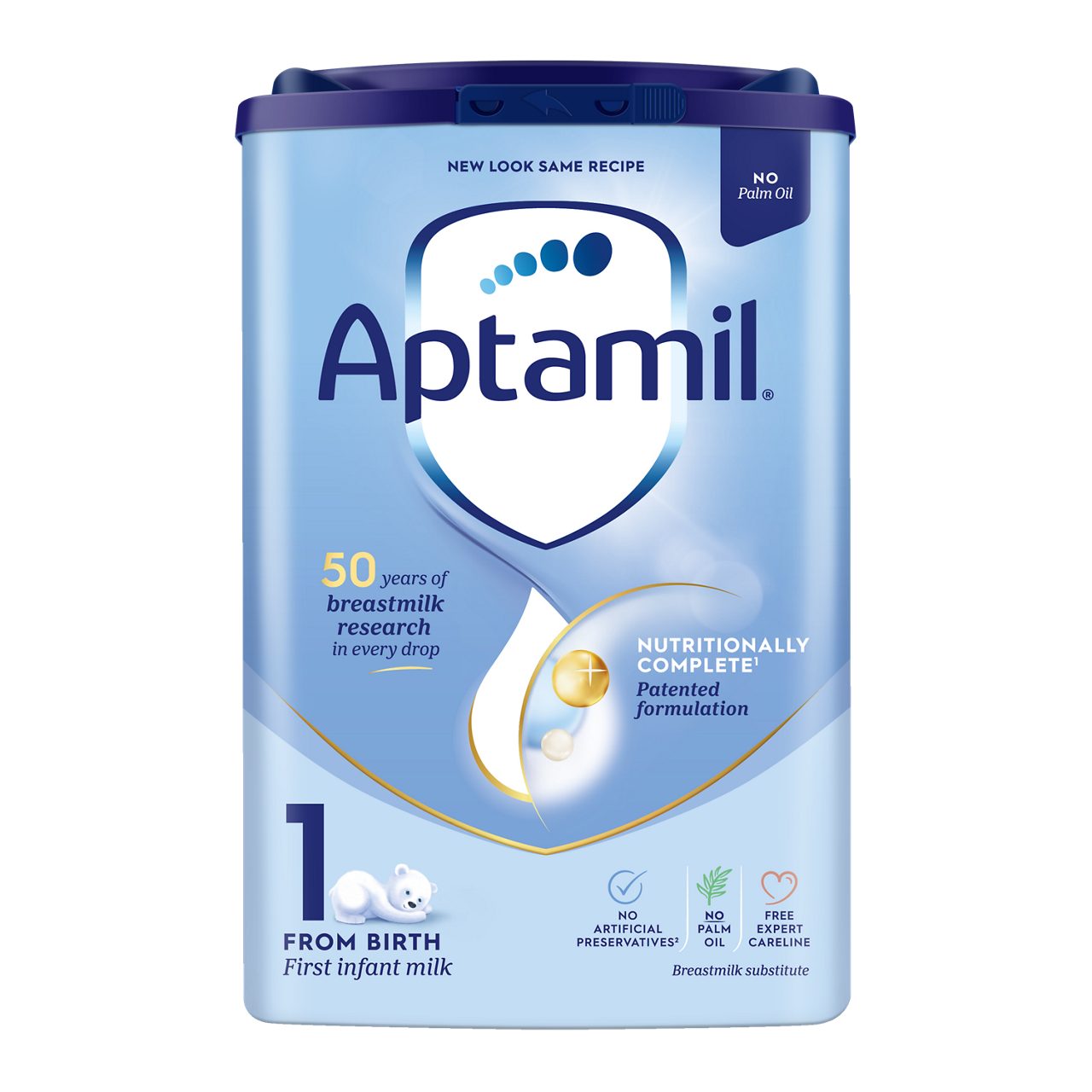 Aptamil 1 First Infant Baby Milk Formula Powder, From Birth, 800g