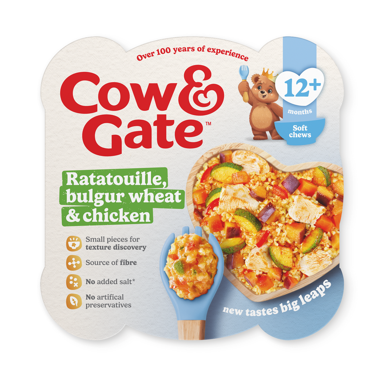 Cow & Gate Ratatouille Bulgur Wheat & Chicken Baby Food Meal, 12+ Months, 230g