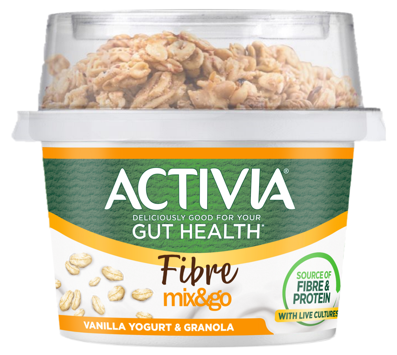 Activia Vanilla & Granola Mix&Go CH