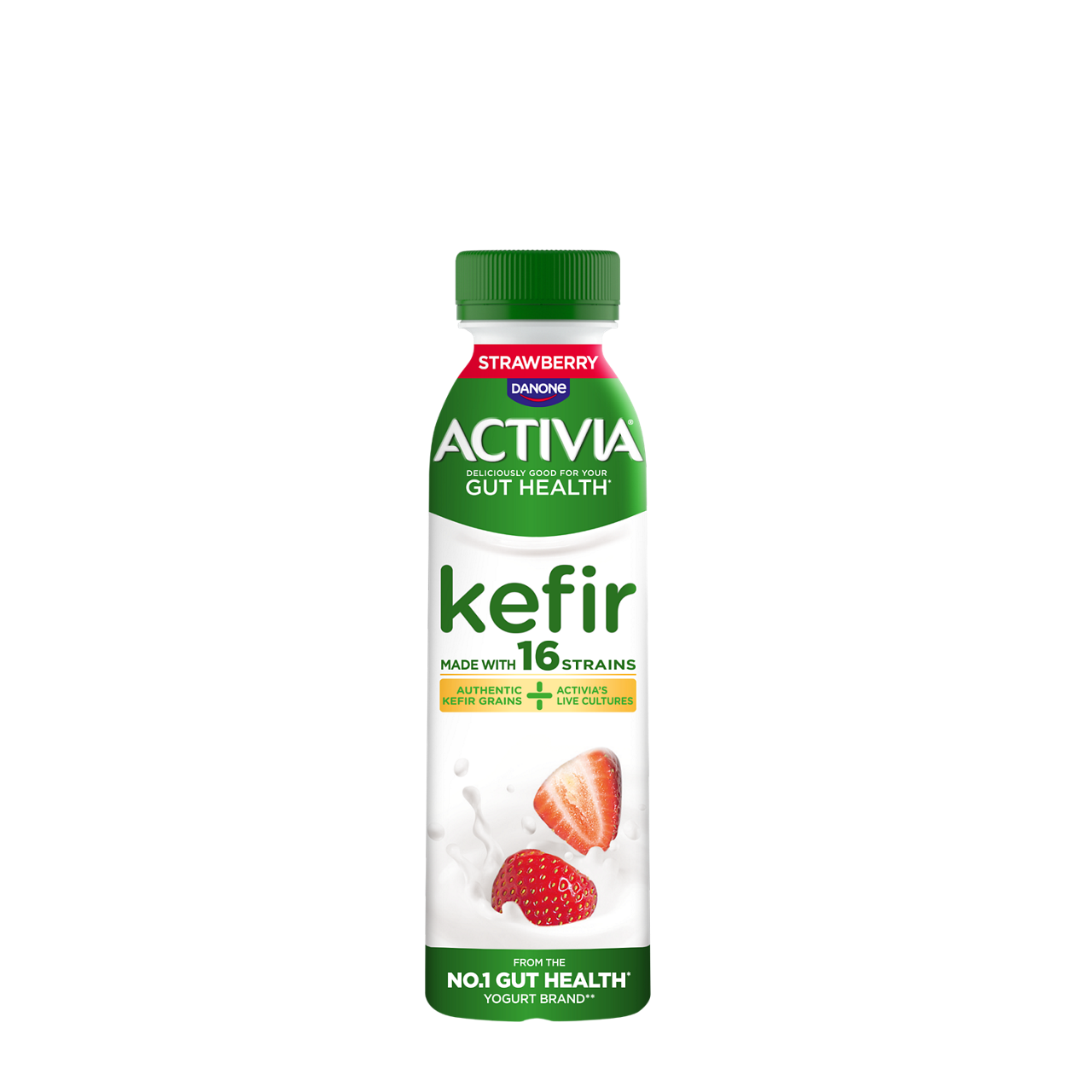  Activia Kefir Strawberry Gut Health Yoghurt Drink, 280g