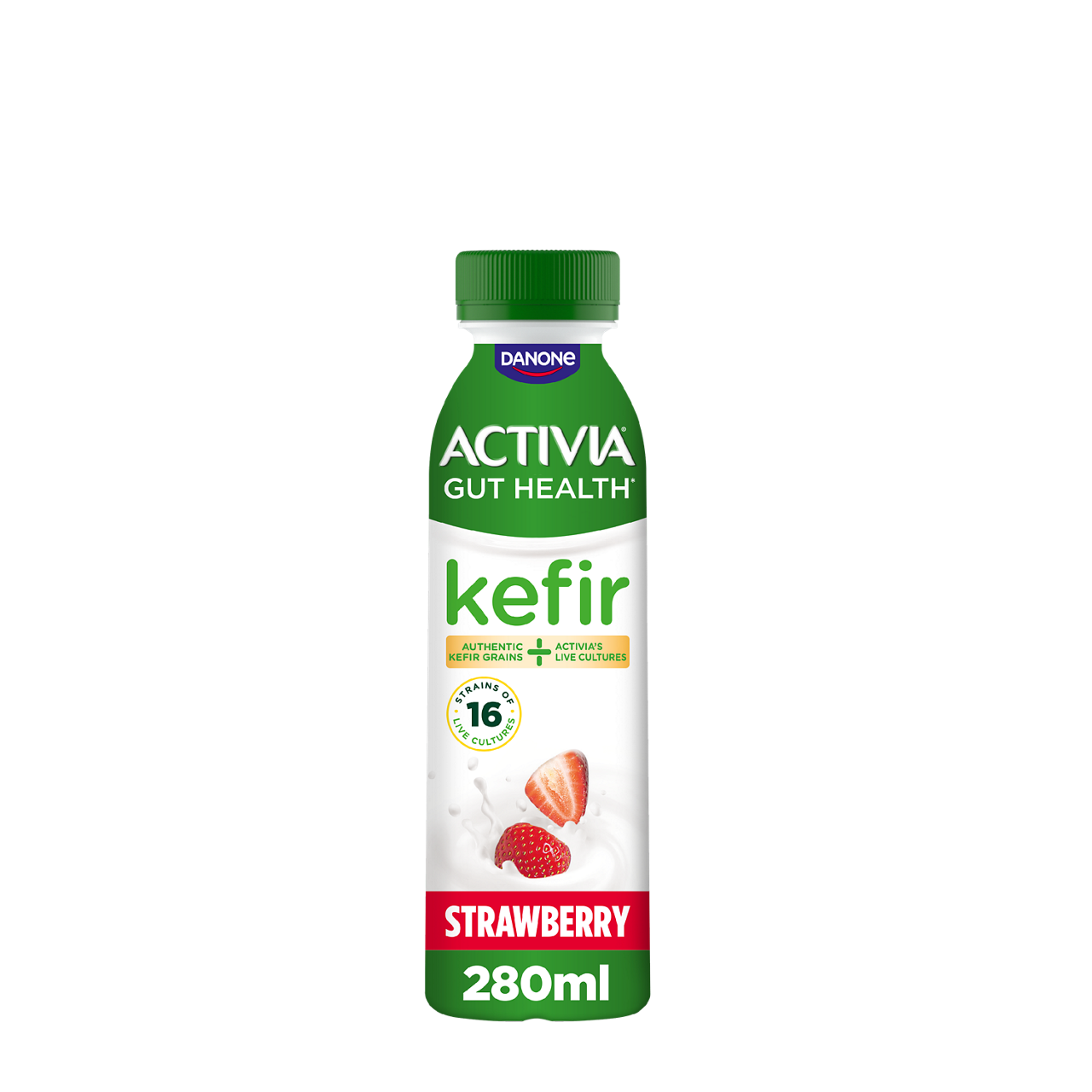Activia Kefir Strawberry 280ml packshot