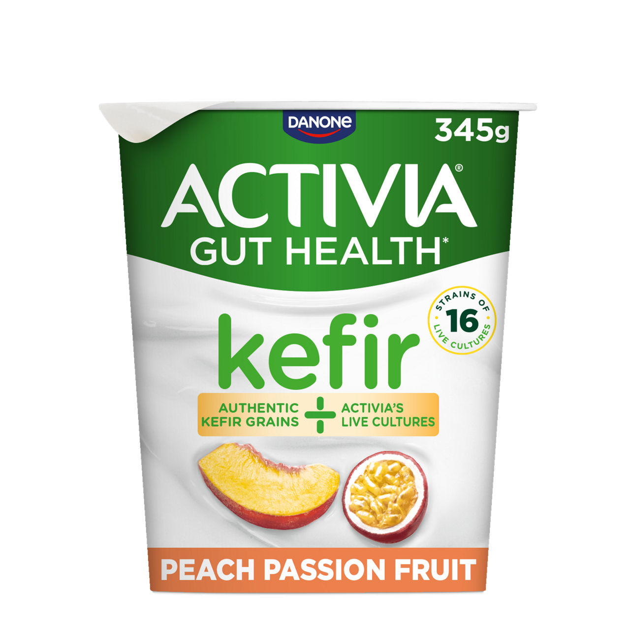 Activia Kefir Big Pot Peach Passion 345g Packshot