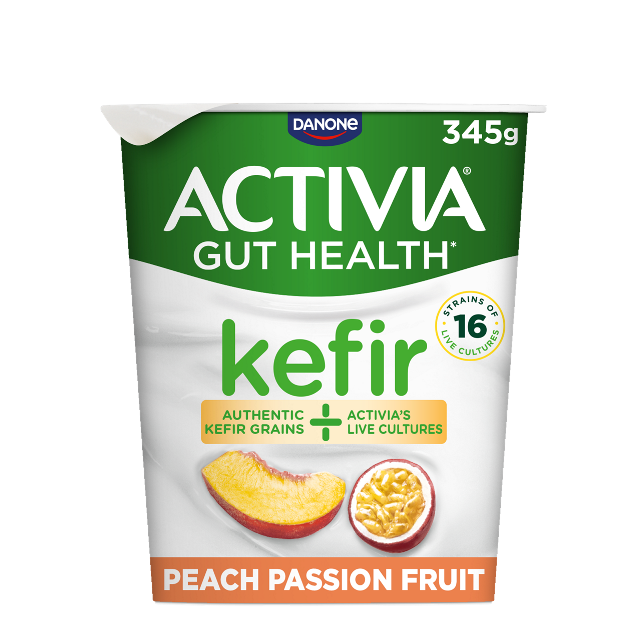 Activia Kefir Big Pot Peach Passion 345g Packshot