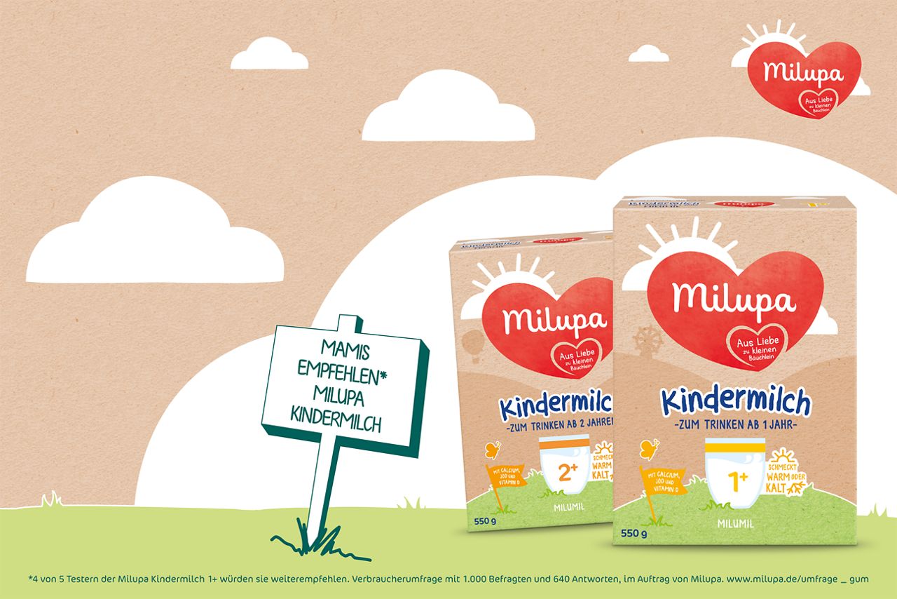 Kindermilch 1 und 2 Pulverform Abbildung