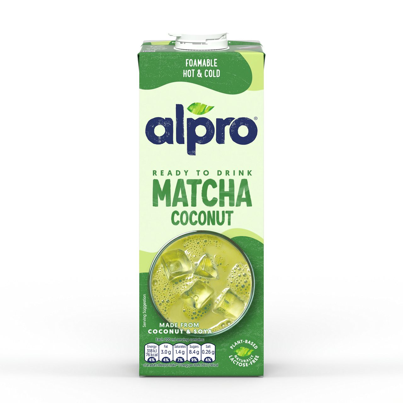 Alpro Ready to drink Matcha, Coconut and Soya
