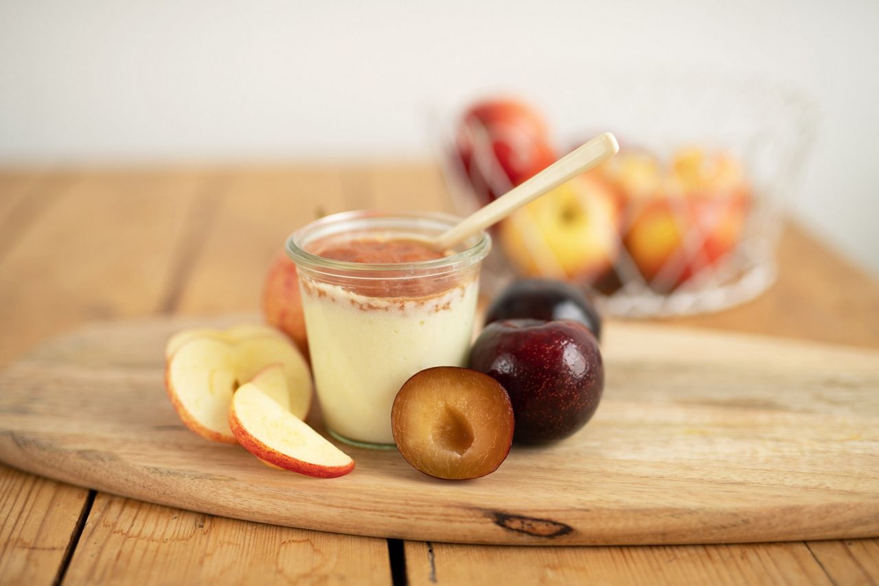 Apfel Zwetschgen Brei