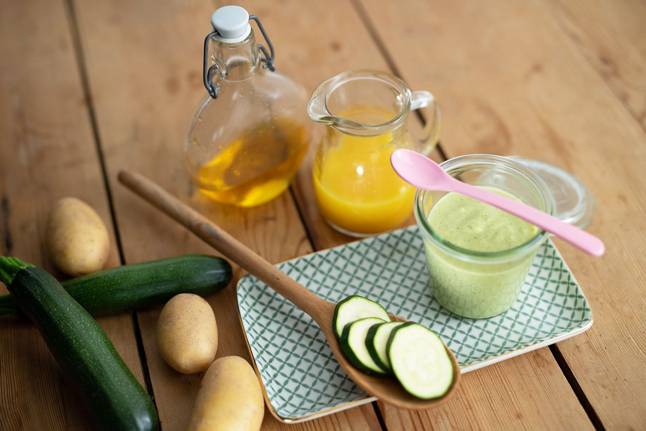 Zucchini Kartoffel Brei