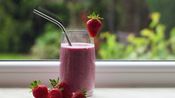 Red fruit smoothie