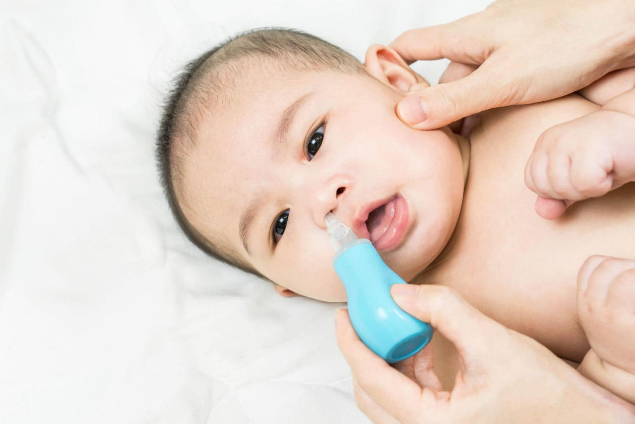 ลูกหายใจครืดคราด แต่ไม่มีน้ำมูก