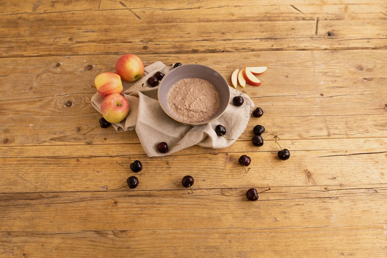 Apfel Kirsch Topping