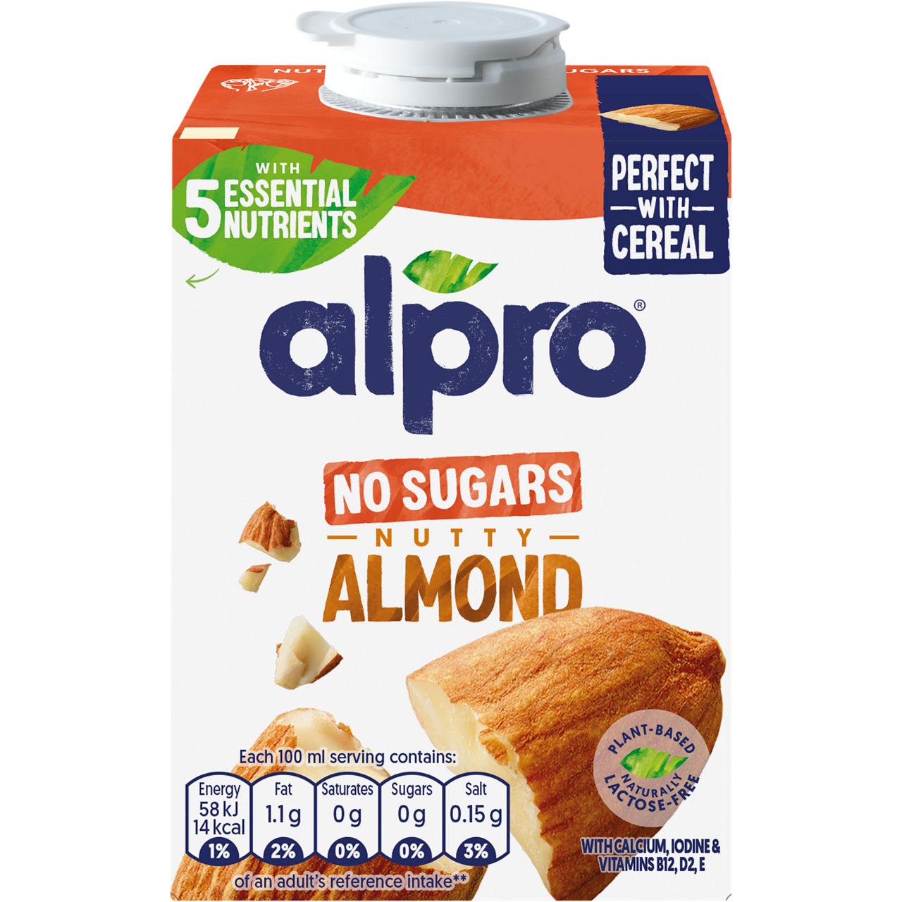 6D0C3DD4-BB3D-49DA-87221390ADBDAE0F<br>Alpro Drink Almond Roasted no sugars 500ml edge UK front.tif<br>80006853