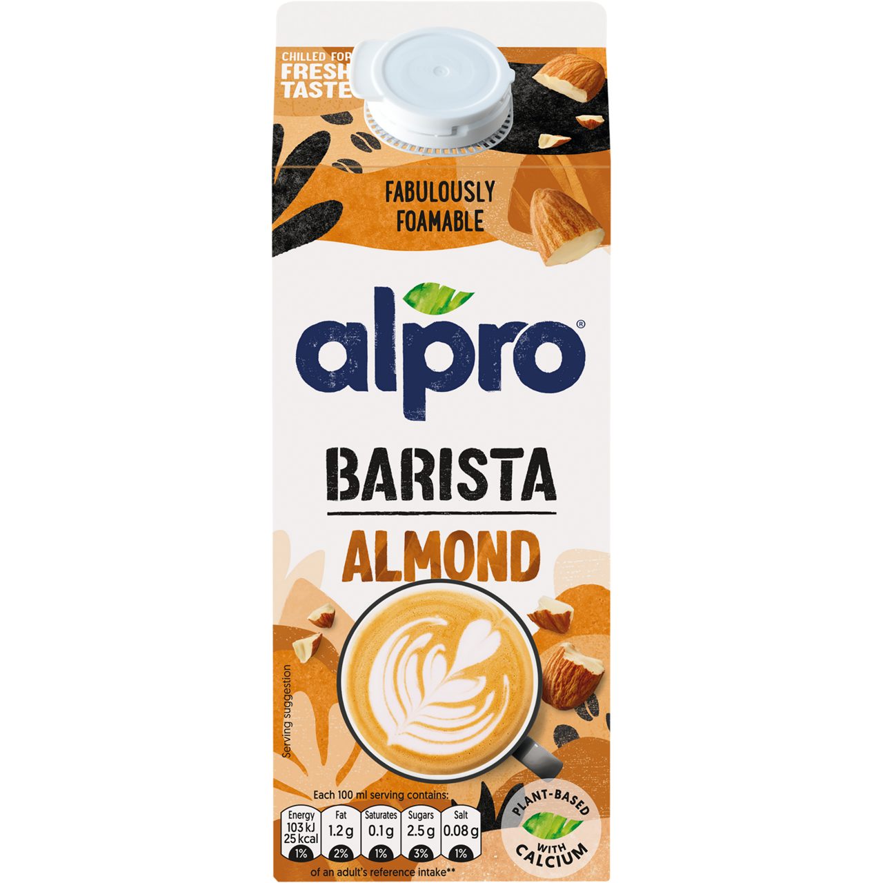 A3A1B60D-993C-4EAE-8920A817E6713165<br>Alpro Drink Barista Almond 750ml trex UK front.tif<br>80006770