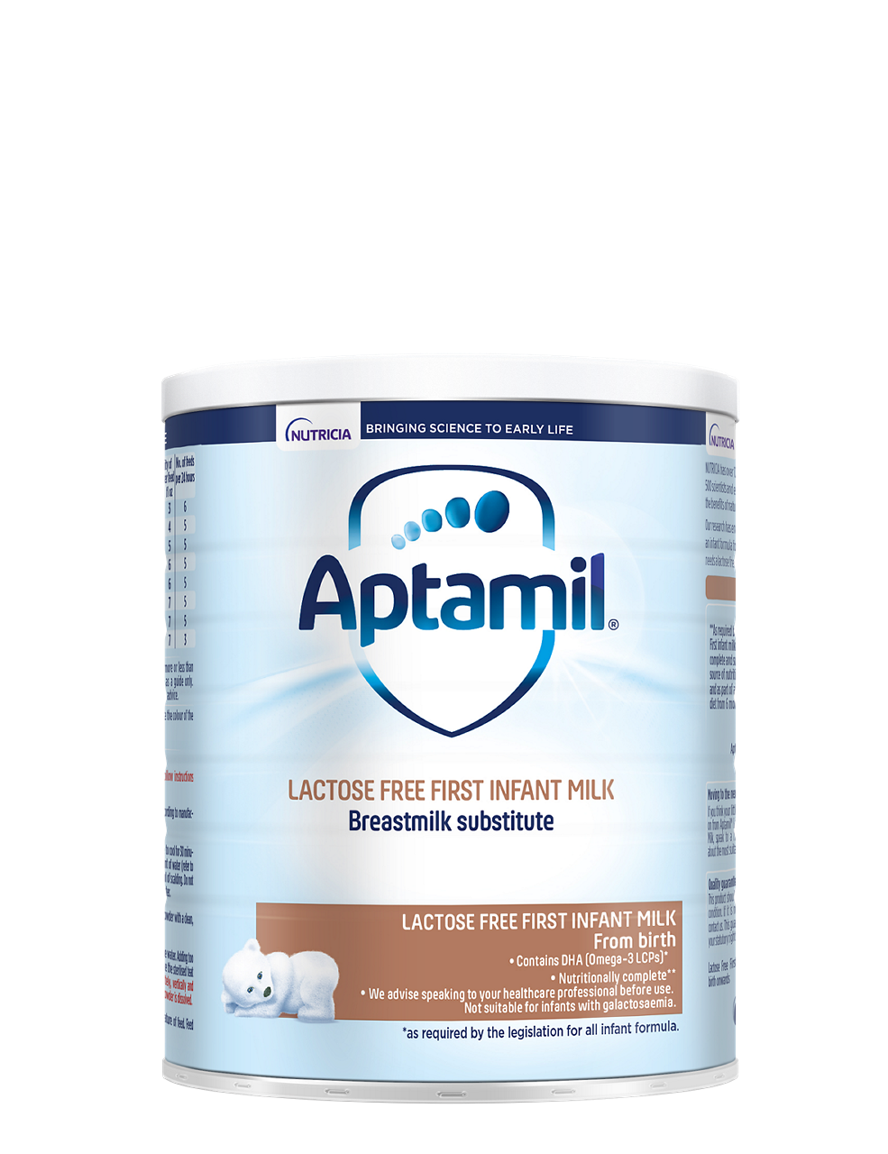 Aptamil Lactose Free 400g tin