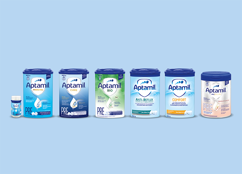 Aptamil Produkt Range