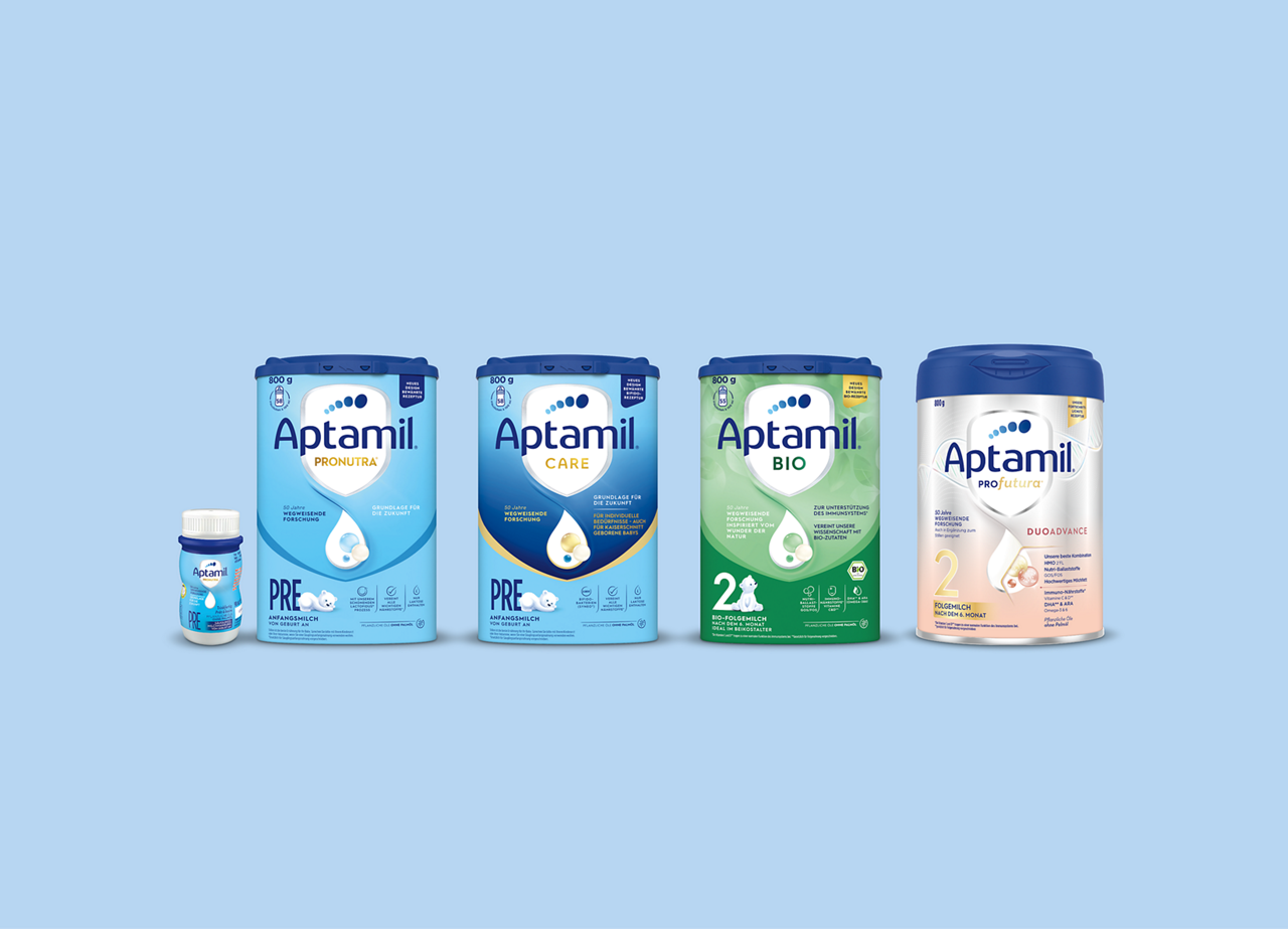 Aptamil Produkt Range