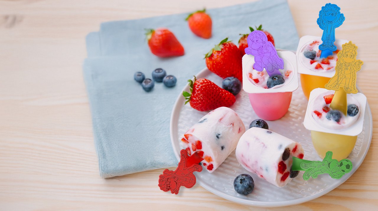 Fruchtzwerge Selbstmach-Eis​