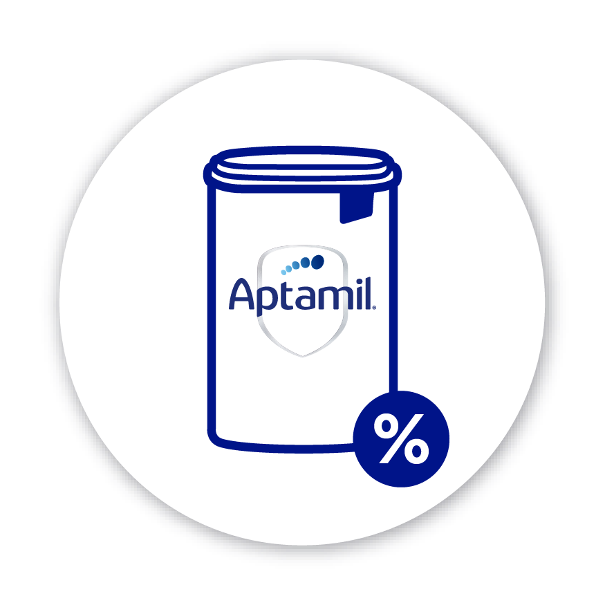 Bei Aptamil Produkten sparen