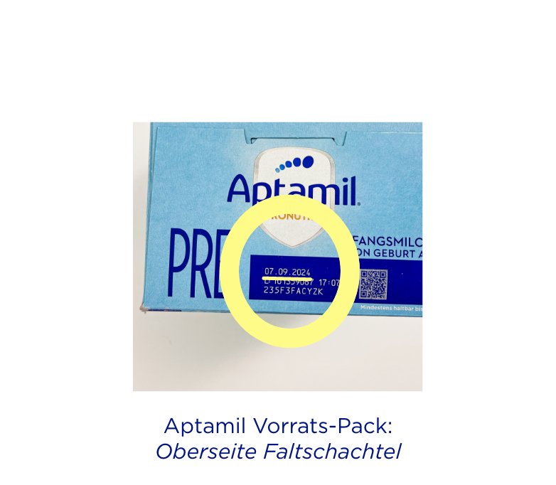 rückruf aptamil pronutra vorratspack
