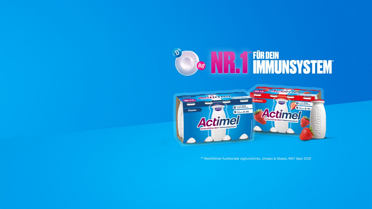 Actimel - die Nr. 1 für dein Immunsystem*