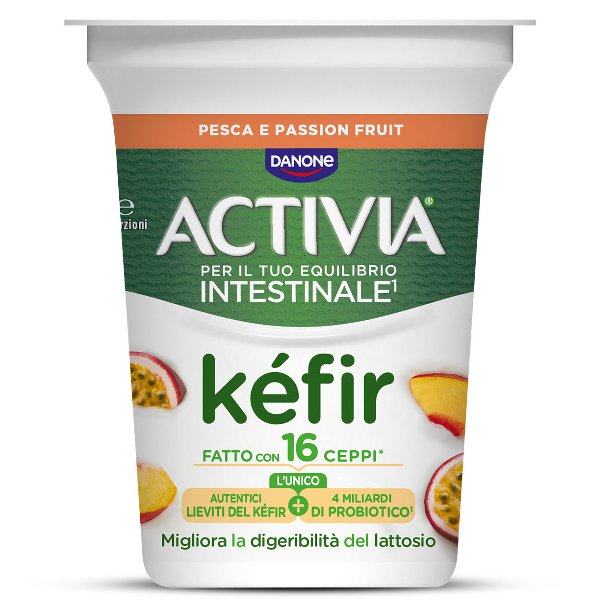 Activia Kéfir Pesca e Passion Fruit Big Pot
