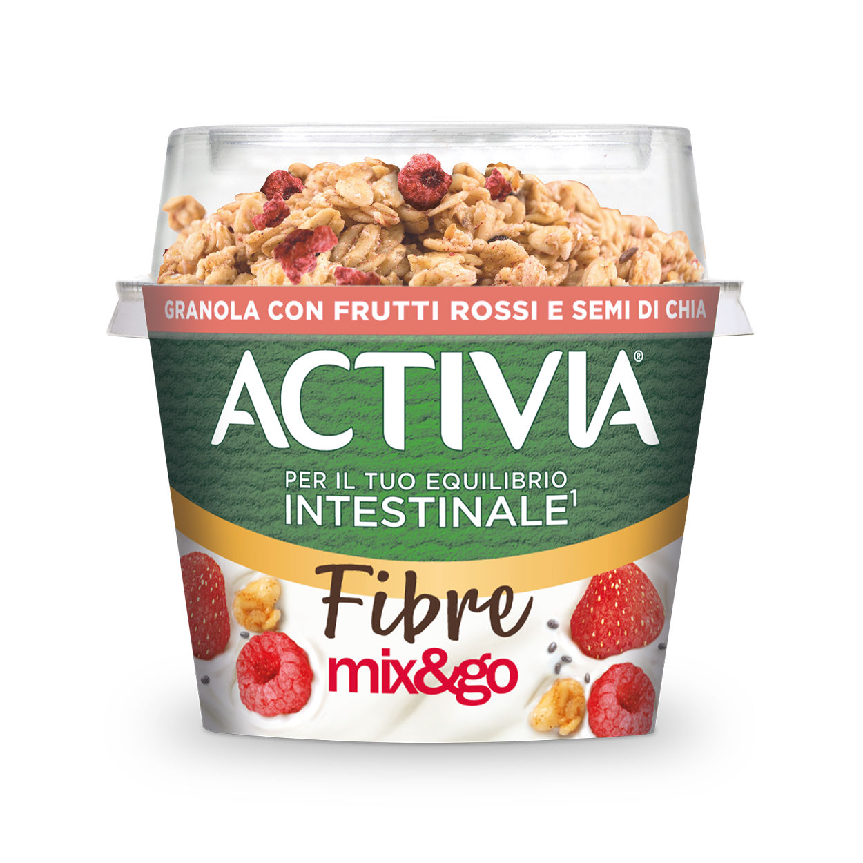 Activia Mix & Go Granola e Frutti Rossi