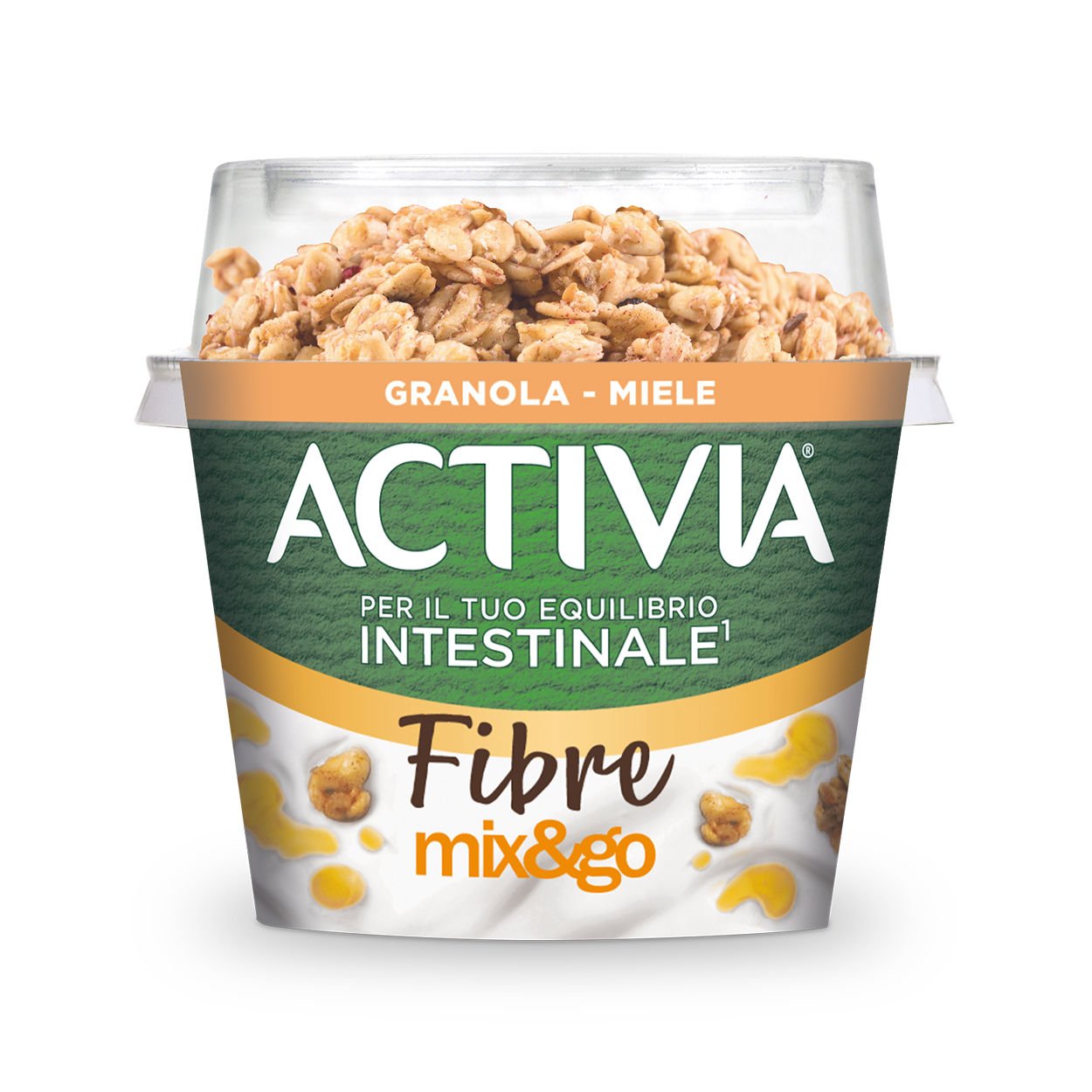Activia Mix & Go Fibre Granola e Miele