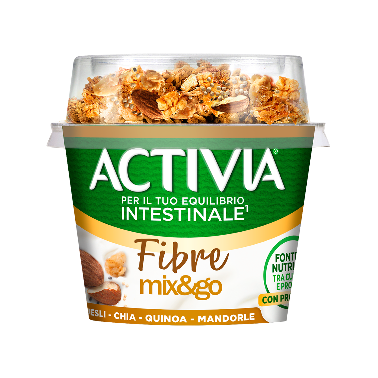 Activia Mix&Go Muesli Chia Quinoa e Mandorle