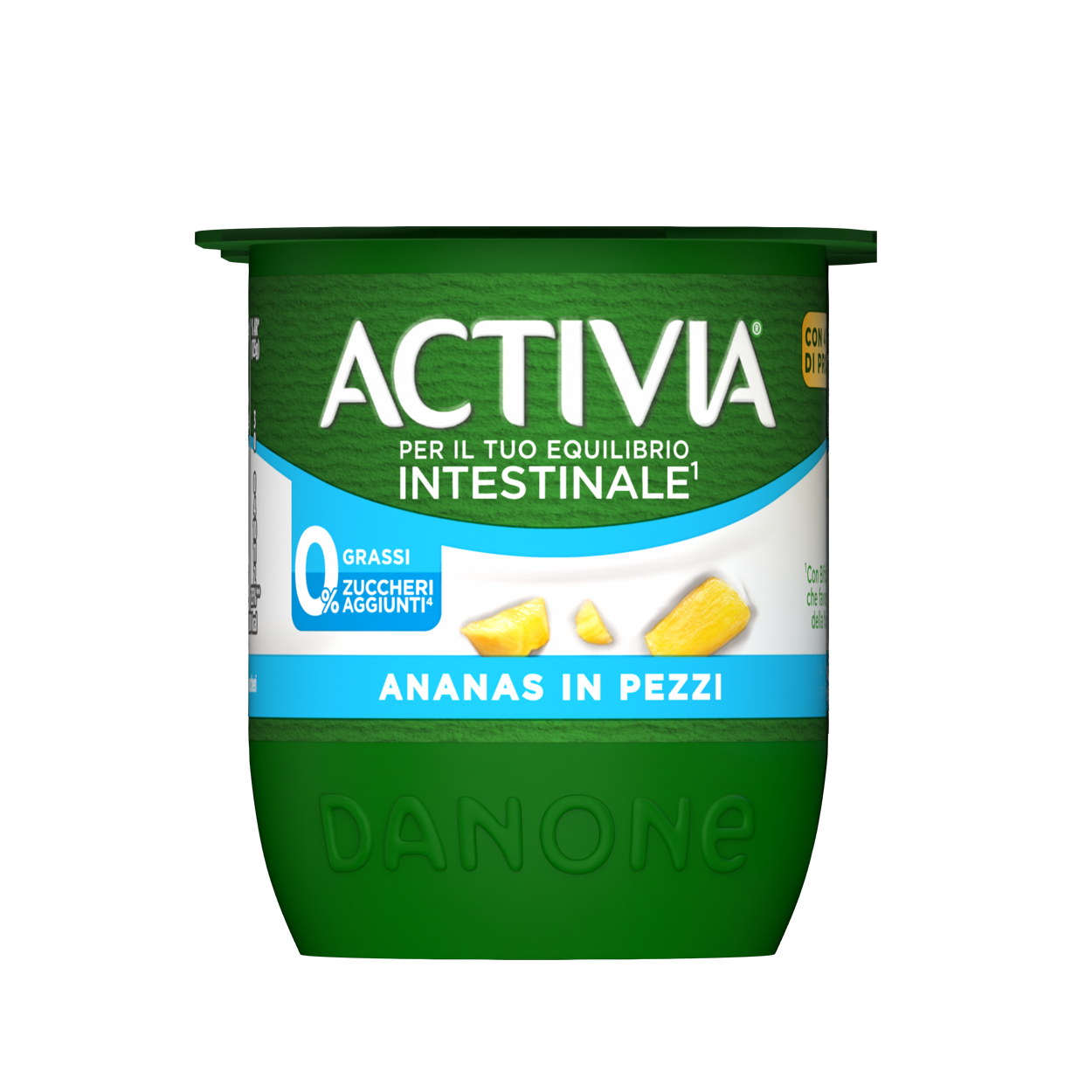 Vasetto yogurt 00% Zucchieri Aggiunti e Grassi Ananas