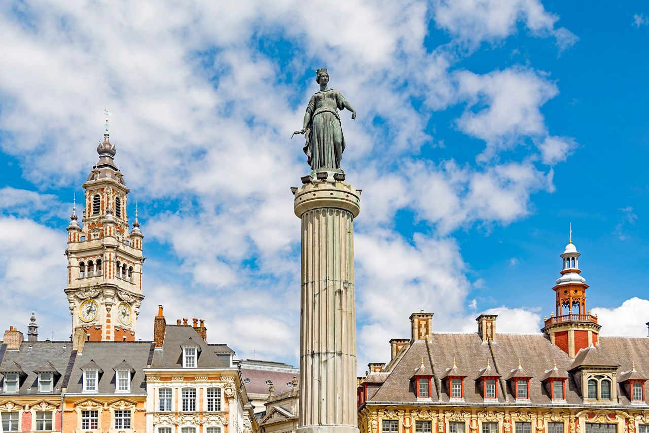 Grand Place (main square) Lille, city in French Flanders, France (Nord Department)