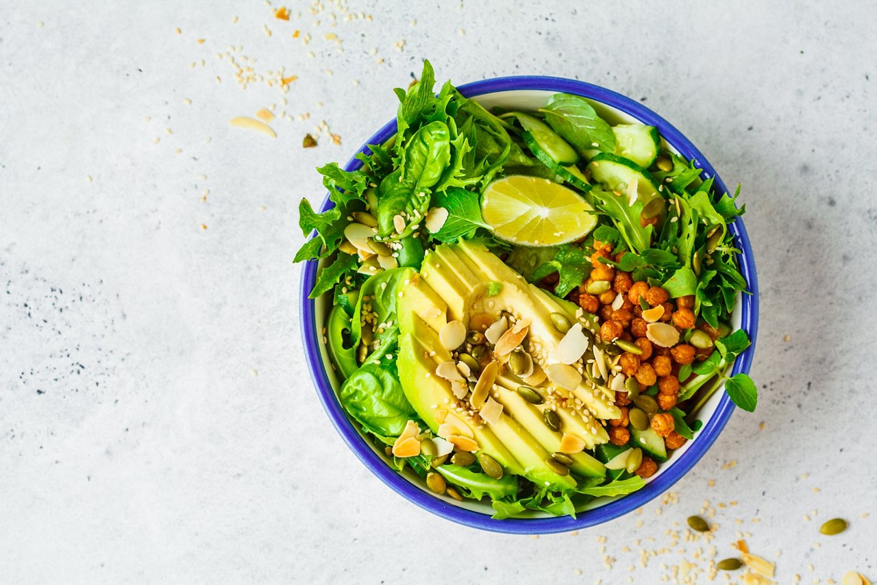 Meal prep in glass containers