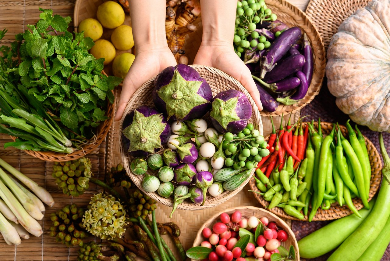 Doctor giving advice on healthy diet for digestive system disorder.