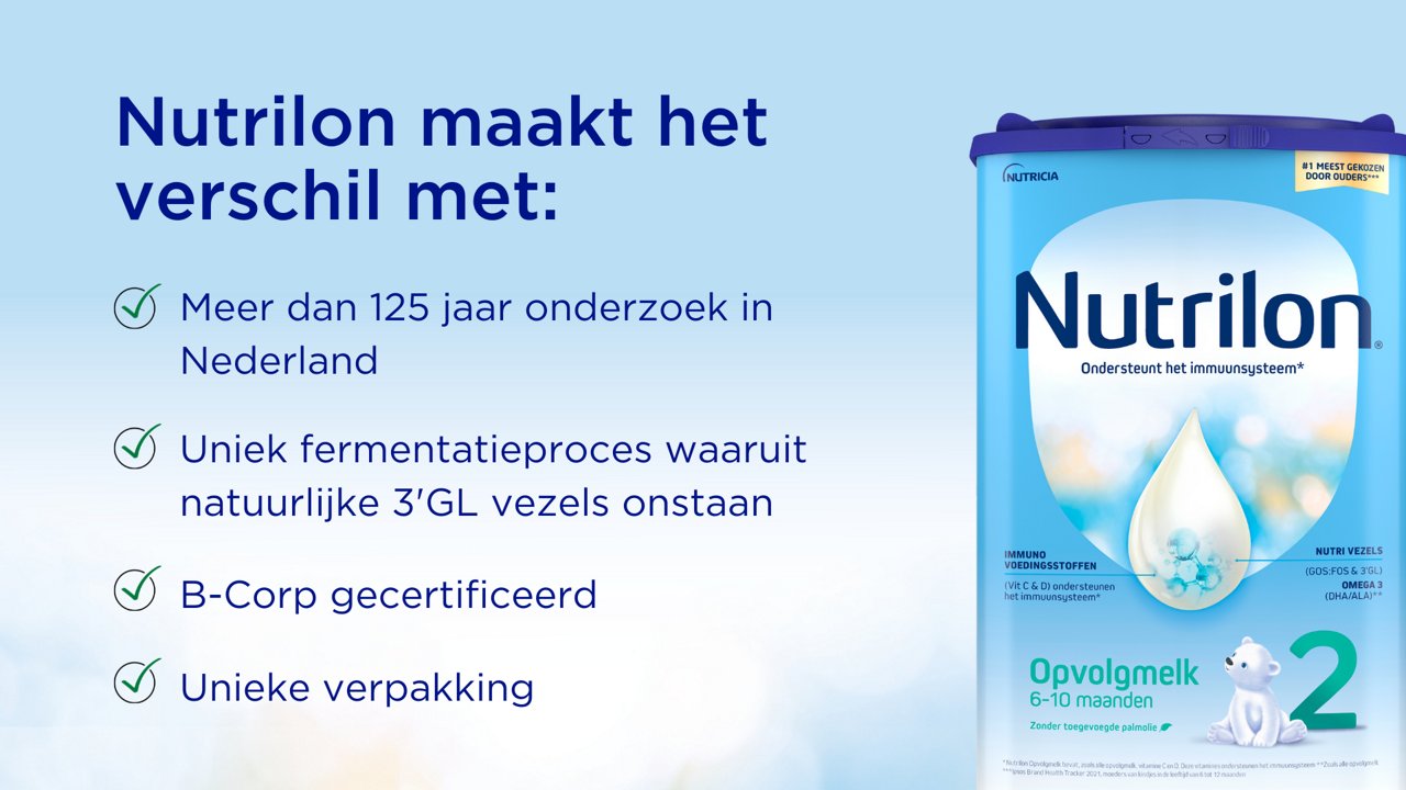 Nutrilon maakt het verschil