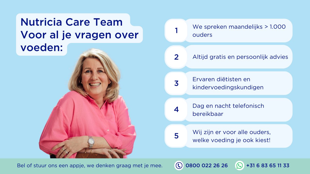 Anneloes van het Nutricia Care Team