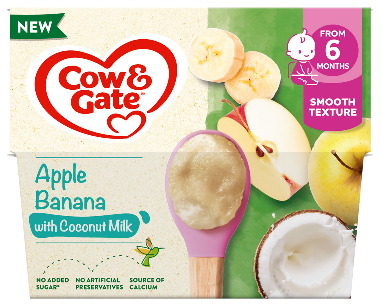 AppleBananaCoconutmilk cup