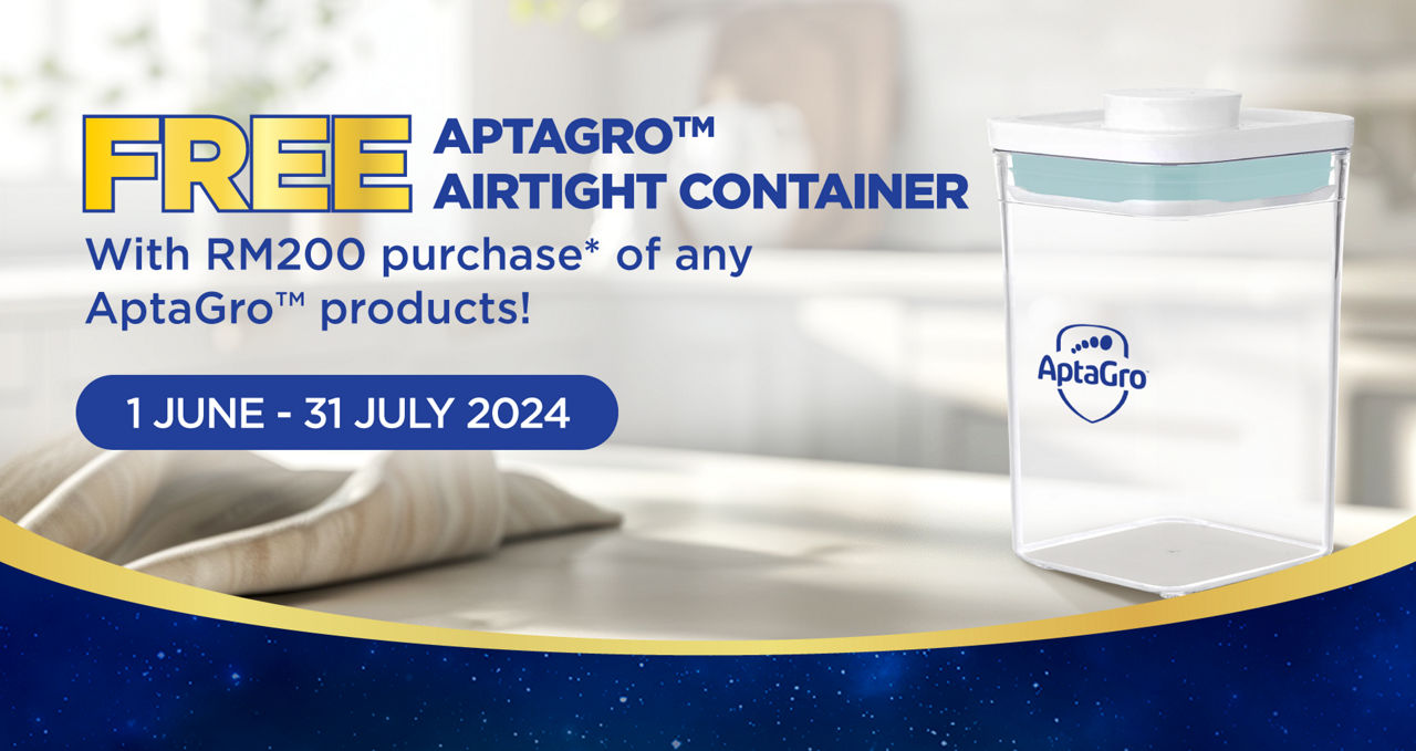 Free AptaGro™ Airtight Container Promotion ​