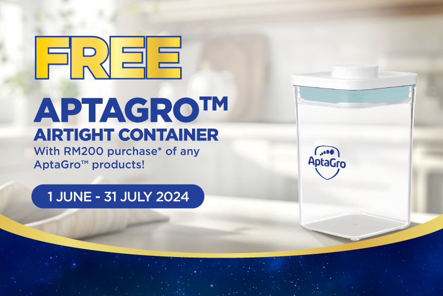 Free AptaGro™ Airtight Container Promotion ​