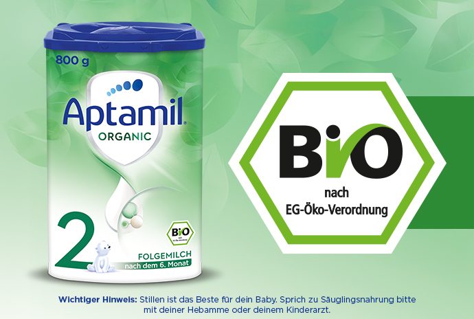 Aptamil 2 Organic mit Biosiegel