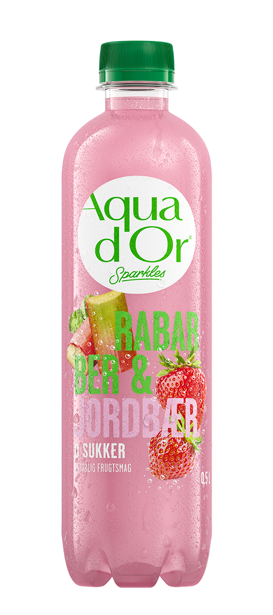 Aquador - FI - Sparkles - Strawberry Rhubarb - 0.5L - Wet - RGB Lowres