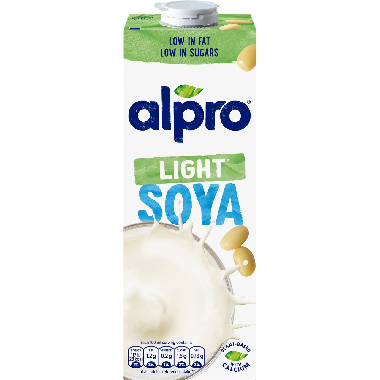 A01AEDC2-DEC8-4DA3-BE4198F863D74FCF<br>Alpro Drink Soya Light 1L edge UK front.tif<br>80003030