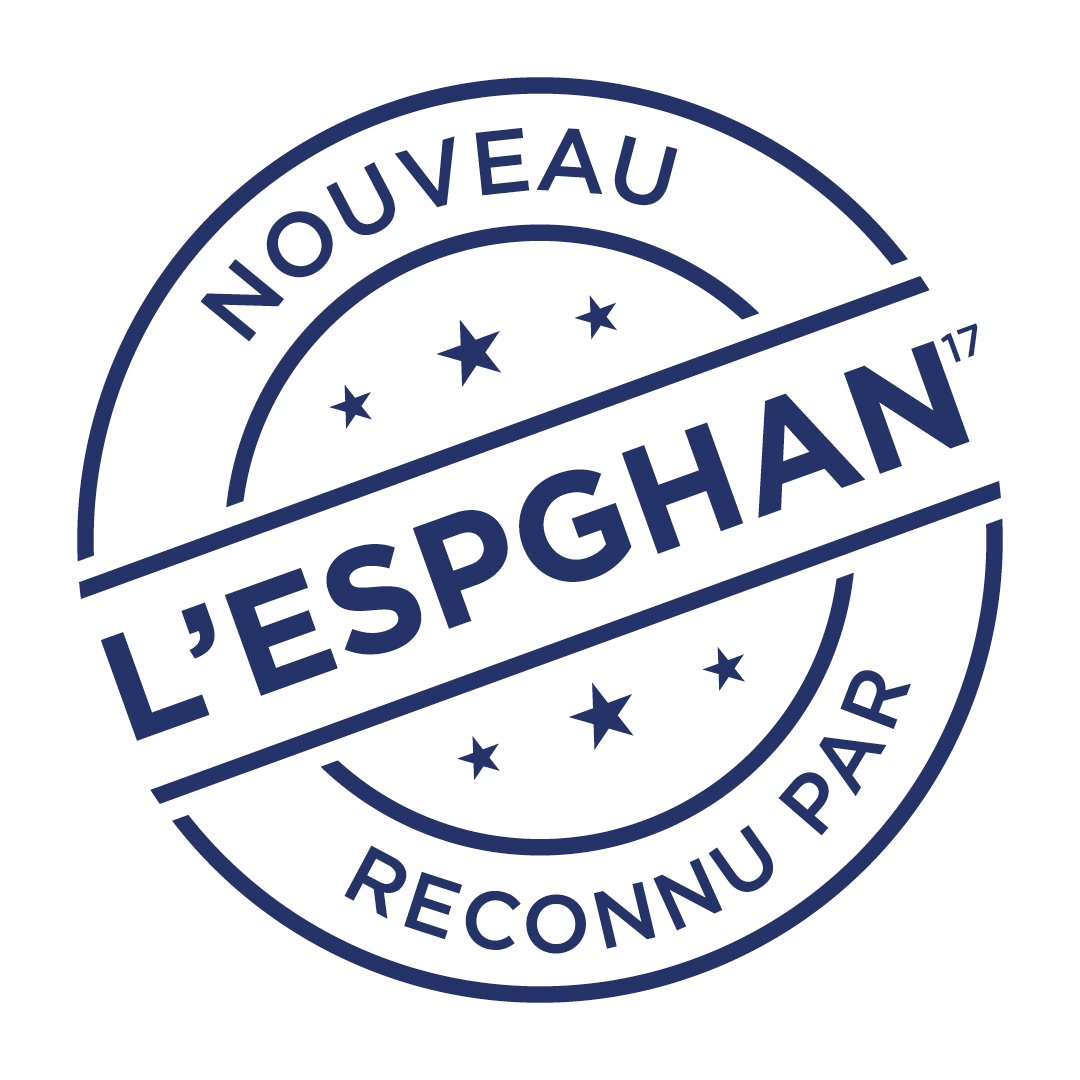 Logo d’approbation de l’ESPGHAN indiquant une reconnaissance par la Société Européenne de Gastroentérologie, Hépatologie et Nutrition Pédiatriques.