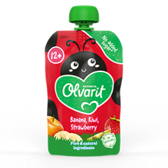 Olvarit Banana, Kiwi , Strawberry