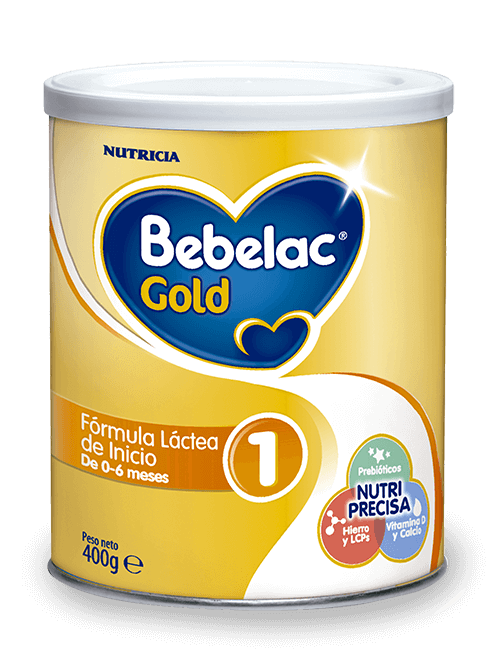 Bebelac ® Gold 1 Fórmula láctea de inicio, Lata de 400g - Peque Ayuda