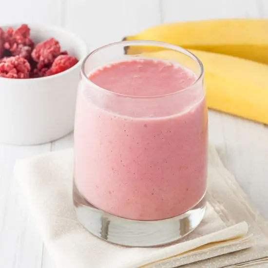 Berry banana smoothie product