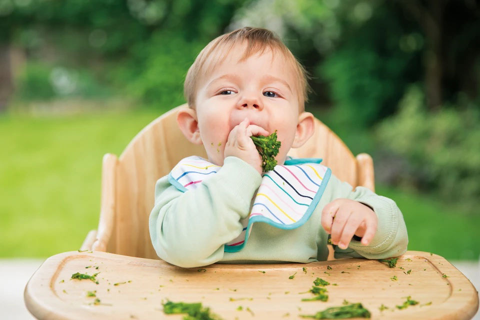 Baby eating