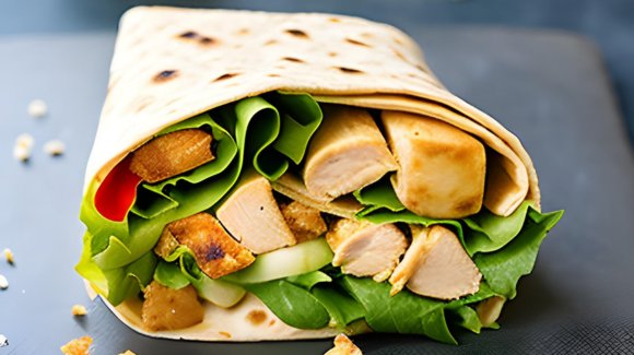 Nutricia recept (580 × 325 px) - Chicken wrap