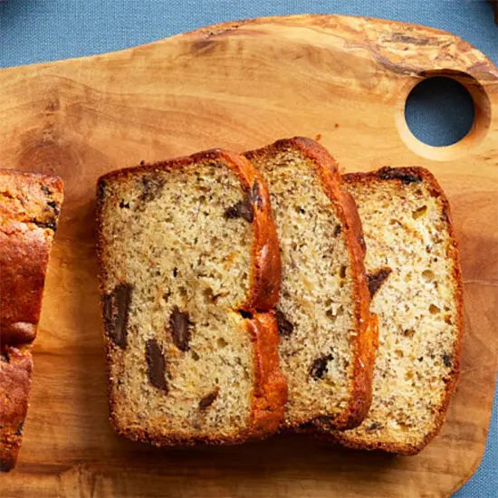 Chocolate yogurt banana bread product