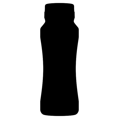 Minimal black square on solid background