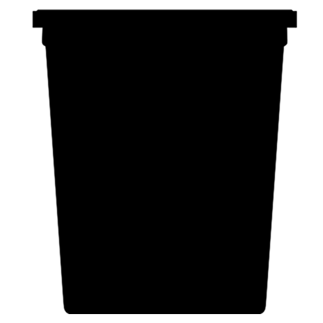 Minimal black square placeholder image