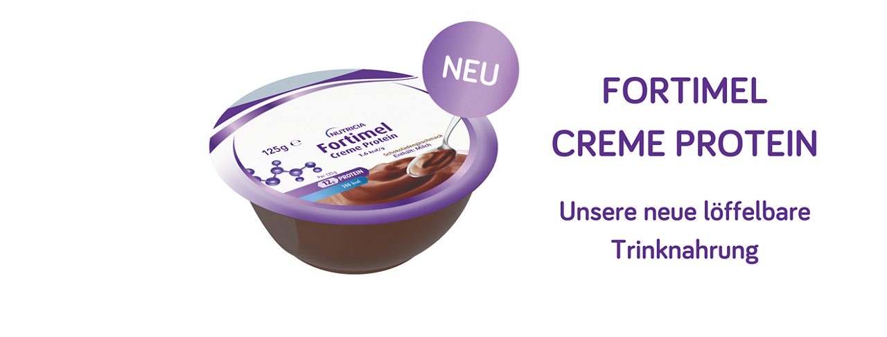 Jetzt neu: Fortimel Creme Protein